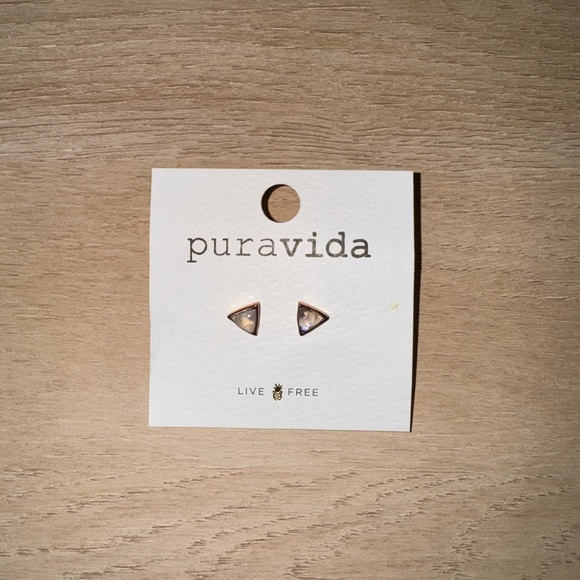 Pura Vida Rose Gold Earrings - Picture 1 of 2